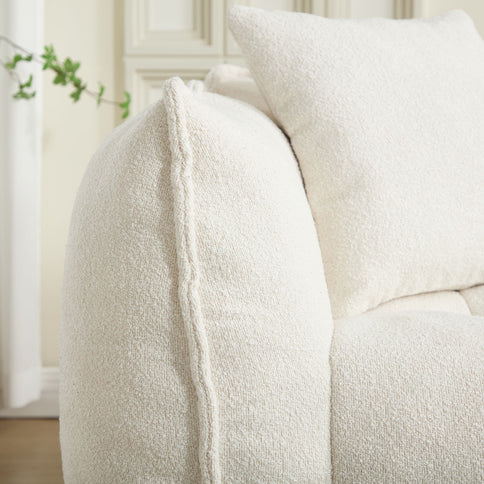 Cozy Beanbag Chair With High Resilience Foam Core For 2