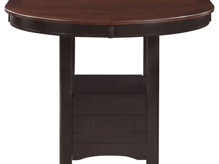 Avonlea - 5 Piece Set With Round Table And Upholstered Chairs - Chestnut