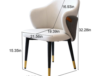 Dining Chairs Ergonomic (Set of 2) - Beige