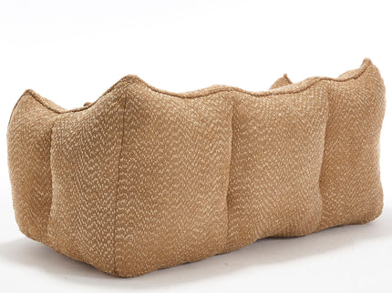 Comfortable Dual Beanbag Chair With High Resilience Foam Core For 2 People