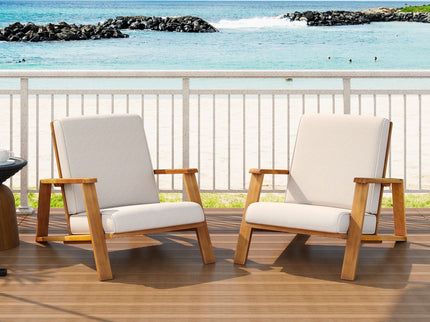 Outdoor Patio Lounge Chair (Set of 2)