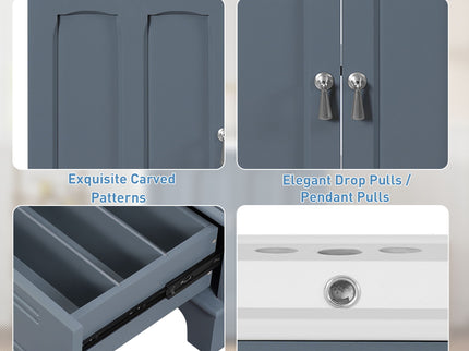 Bathroom Vanity With Sink, Cabinet With Adjustable Shelf And Drawer Divider