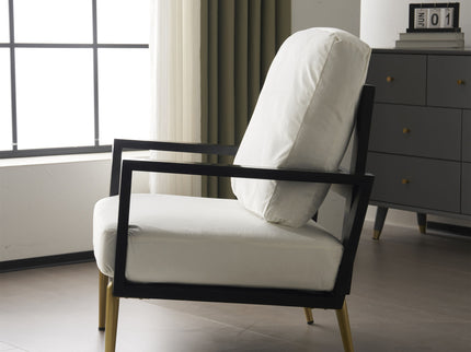 Modern Armchair With Solid Wood Frame