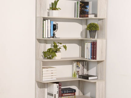 L-Shaped Corner Bookshelf