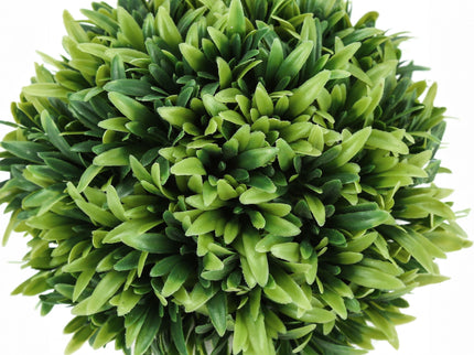 5" Tall, Artificial Plant, Grass, Indoor, Faux, Fake, Table, Greenery, Potted, Decorative (Set of 3) - Green / Gray