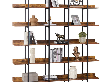 Vintage Industrial 5 Tier Bookcase