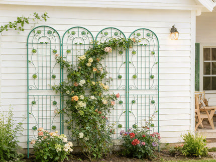 Metal Garden Trellis Rustproof Trellis For Climbing Plant Outdoor Flower Support