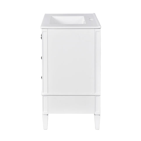 Bathroom Vanity With Sink, Storage Cabinet With 3 Drawers