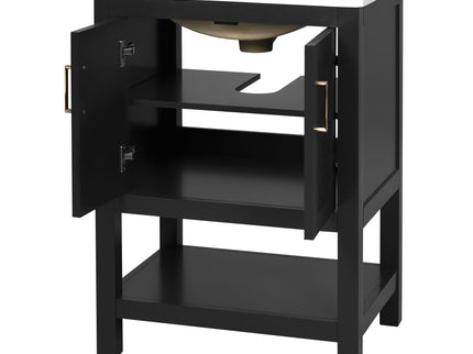 Modern Bathroom Vanity With Elegant Twill Design