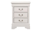 White / 3 Drawers
