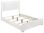 White / 5 Pc. Bed, Nightstand, Chest, Dresser, Mirror / Queen