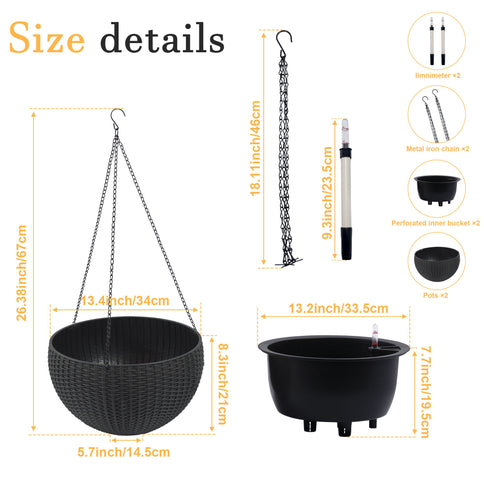 Self Watering Hanging Planter