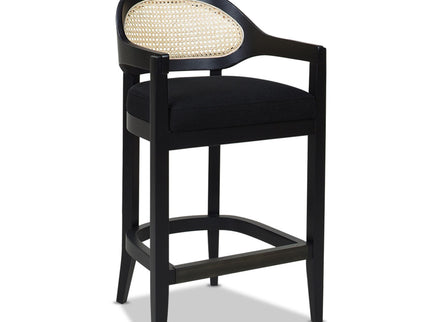 Americana - Mid-Century Modern Cane Back Counter Stool
