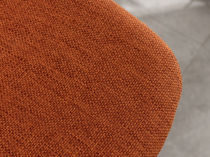 Porth - 28.25" Fabric Kitchen Counter Height Stools (Set of 2) - Orange