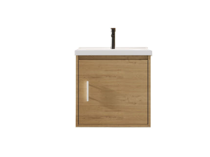Floating Bathroom Vanity Combo, Wall Mounted Cabinet With Sink & Soft Close Doors For Small Bathrooms