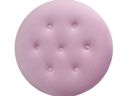 Yolanda - Round Upholstered Accent Ottoman