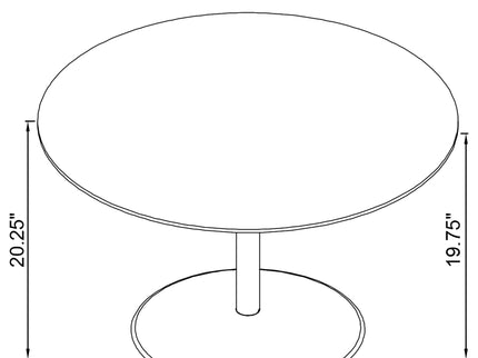 Turpin - Table With Round Top