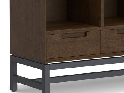 Banting - 9 Cube Bookcase With Drawers - Walnut Brown