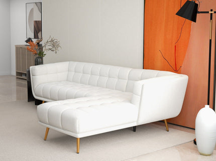Addison - L Shape Sectional Sofa Tufted