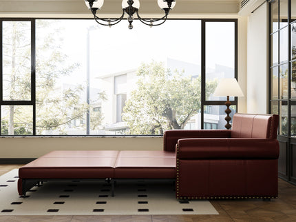 Chesterfield Sofa & Pull Out Bed