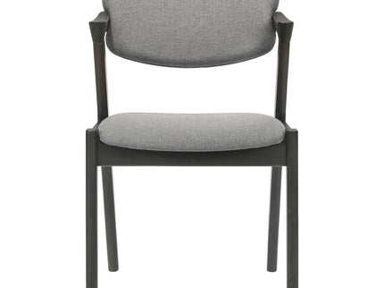 Modern Dining Chair And Zigzag Arm Design (Set of 2)