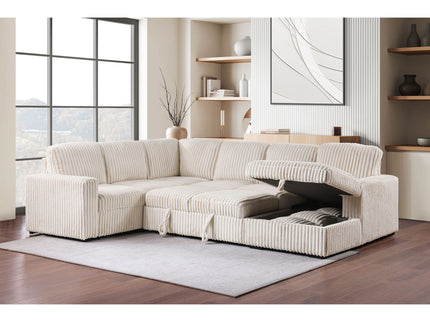 Thurston - Storage Sectional Sofa With Pop Up Bed