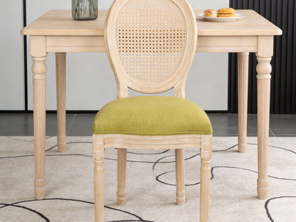French Country Dining Chairs & Round Back (Set of 2)