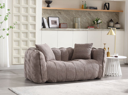 Cozy Beanbag Chair With High Resilience Foam Core For 2