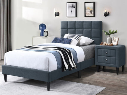 Modern Bed With Adjustable Headboard