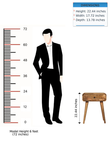 Avora - Nightstand With 1 Drawer