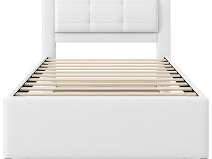 Upholstered Platform Bed With Multifunctional Trundle