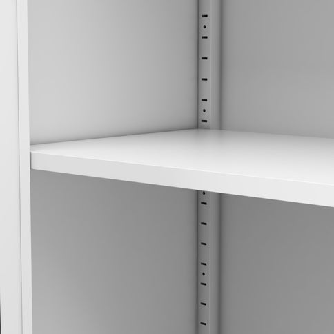 Pantry Cabinet With 2 Drawers, Adjustable Shelves, Freestanding Kitchen Storage Organizer - White