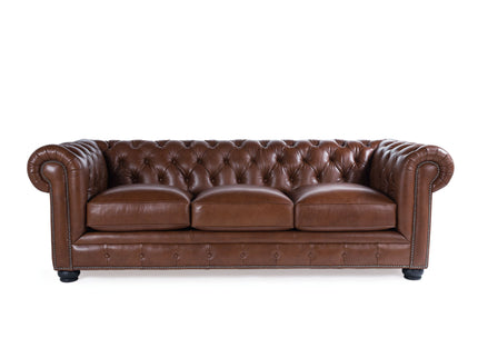 Traditional Tufted Chesterfield Nailhead Sofa