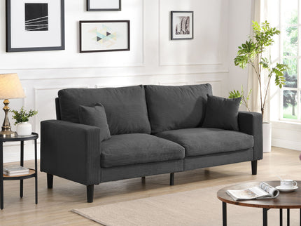 Modern Upholstered Resilience Three Seater Sofa