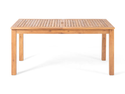 Outdoor Expandable Dining Table With Square Legs