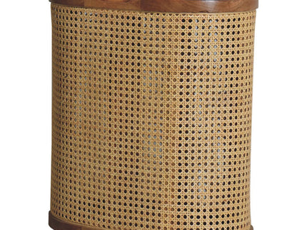 Larissa - Lid Up, Storage Stool - Oak
