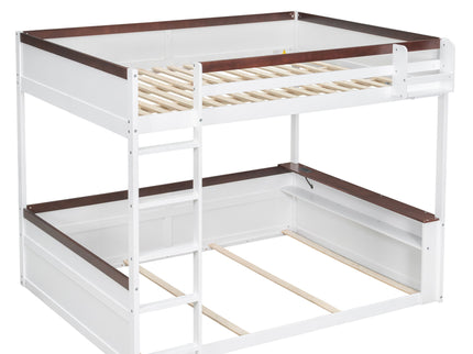 Bunk Bed With Built In Shelves, Storage Box, LED Light And USB Charging Station