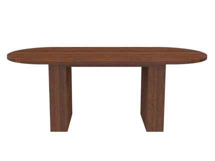 Modern Farmhouse Oval Dining Table With Slim Base