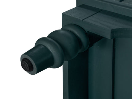 Hollow Carved 2 Door Accent Cabinet With Adjustable Shelf, Sideboard Buffet For Entryway, Living Room Or Bedroom - Blackish Green