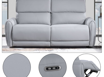 Jeromie - Power Motion Sofa With USB Port - Gray