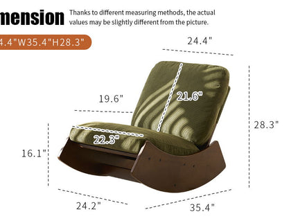 Comfortable High-Quality Upholstery Glider Rocking Chair