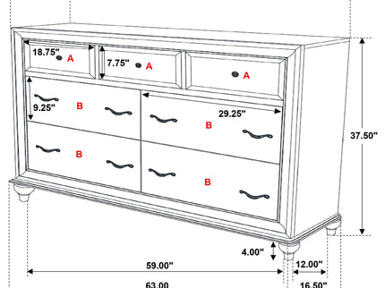 Randall - Bedroom Set With Wingback Bed