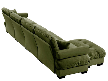Super Comfort Oversized Modular Sectional Sofa With Movable Ottoman