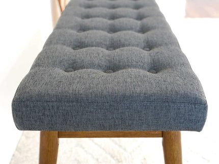 Delilah - Modern Bench - Gray