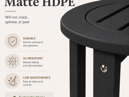 Round Outdoor Side Table