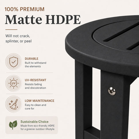 Round Outdoor Side Table