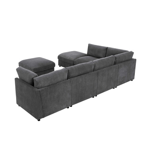 Modern Reversible Modular Sectional