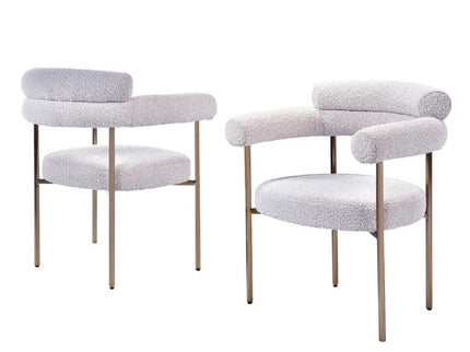 Dining Chairs With Armrests (Set of 2)