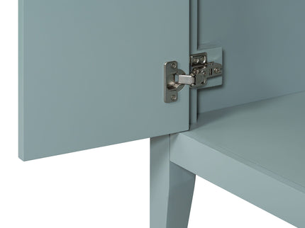 Modern Bathroom Vanity With Sink, Freestanding Design With Drawers And Doors