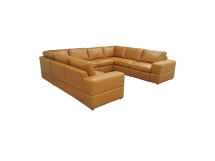 Modern Sectional Sofa With Large Square Arms